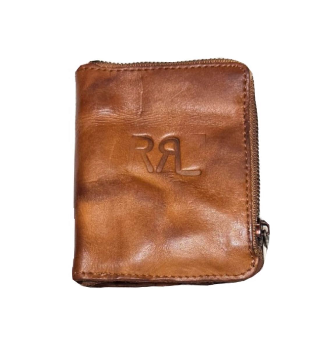 新品未使用RRL ヴィンテージ加工 二つ折りウォレット ダークブラウン Yahoo!オークション -「ウォレット (rrl ダブルアールエル