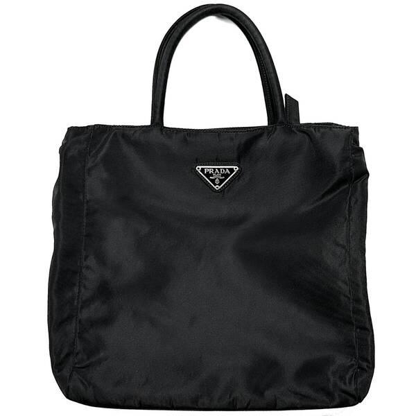 正規品 PRADA リモンタナイロントートバッグ ブラック 22x22x7cm プラダ 小物 スマホケース クラッチ ハンドバッグ