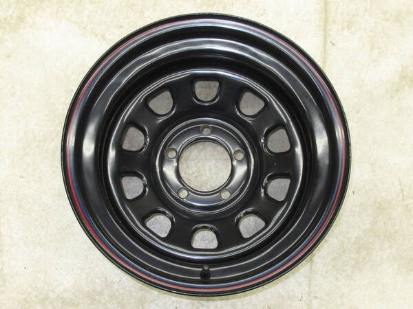 深リム!背面にて使用!Shone S.S.T DAYTONA(デイトナ) SH180 スチールホイール 8J-15 off-20 pcd114.3/5H ハブ径85ミリ ホイールのみ1本