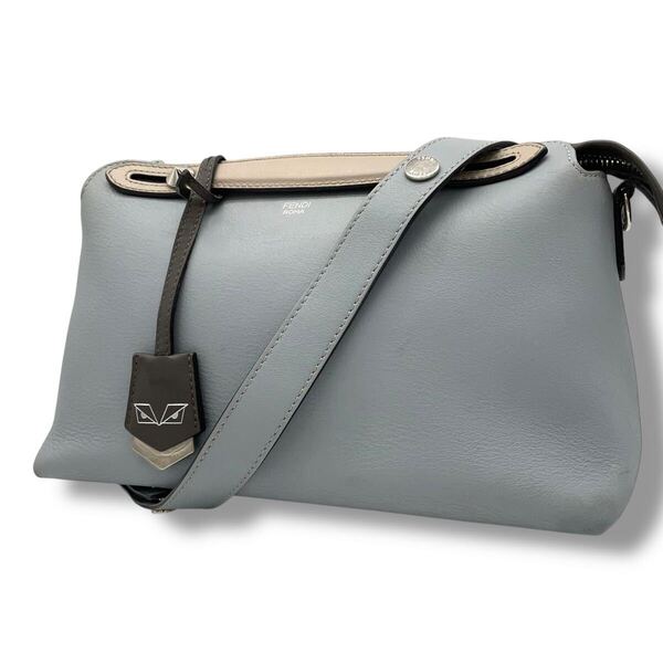 【美品・伝票付属】フェンディ FENDI バイザウェイ ハンドバッグ 2WAY ショルダーバッグ レザー 斜め掛け シルバー金具
