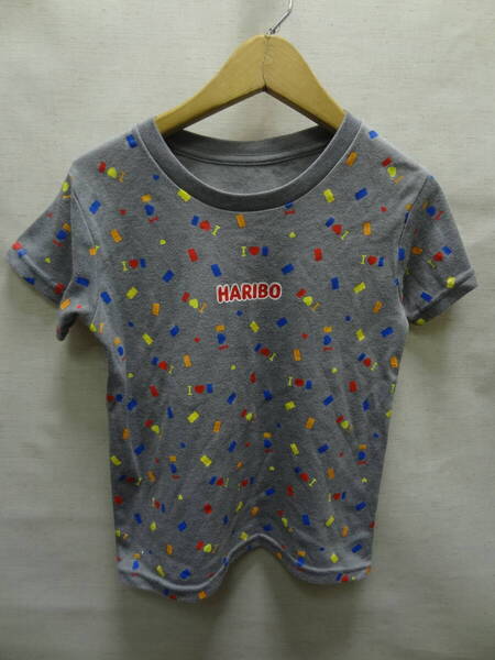 全国送料無料 ハリボー HARIBO 子供服キッズ男&女の子 I LOVE HARIBO プリント 半袖 Tシャツ 120