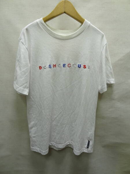 全国送料無料 ディーシーシューズ DC SHOES 子供服キッズ男&女の子 前刺繍入り 半袖 Tシャツ 160
