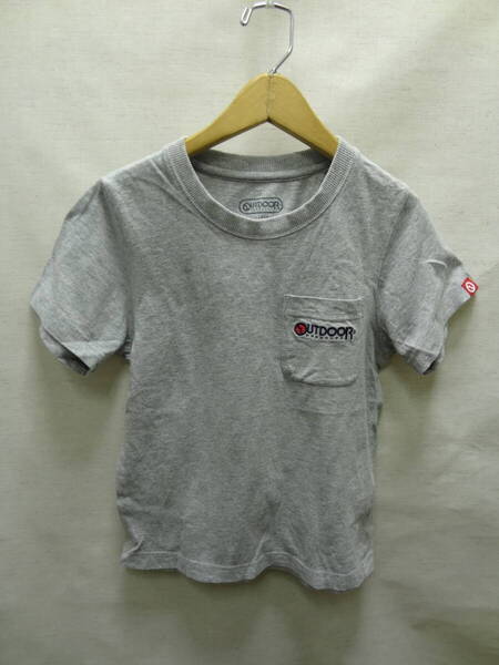 全国送料無料 アウトドアプロダクツ OUTDOOR PRODUCTS 子供服キッズ男&女の子 綿100%素材 胸ポケット付き 半袖 Tシャツ 140