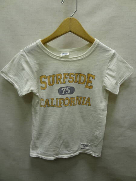 全国送料無料 ブリーズ BREEZE 子供服キッズ男の子 綿100%素材 半袖 ビンテージサーフ風 Tシャツ 130
