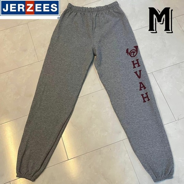 JERZEES ジャージーズ メンズ スウェットパンツ ジョガーパンツ ウエスト ゴム入り 灰色・グレー 海外Mサイズ スエット ズボン