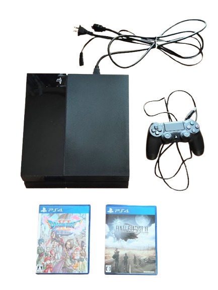PS4本体セット(PS4本体、ドラクエXI、ファイナルファンタジーXV、コントローラー)