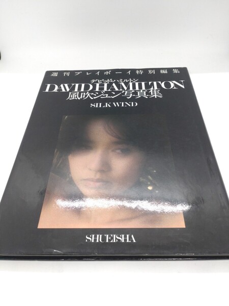 希少写真集■風吹ジュン デビットハミルトン撮影「SILK WIND」 集英社週刊プレイボーイ特別編集/昭和57年初版