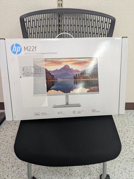 HP モニター M22f 21.5インチ フルHD 薄型 非光沢 IPSパネル スリムベゼル 新品未開封品