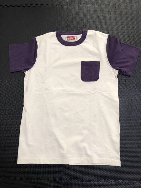 送料無料★未使用品★ザ リアル マッコイズ★丸胴構造★胸ポケットTシャツ★S★36★