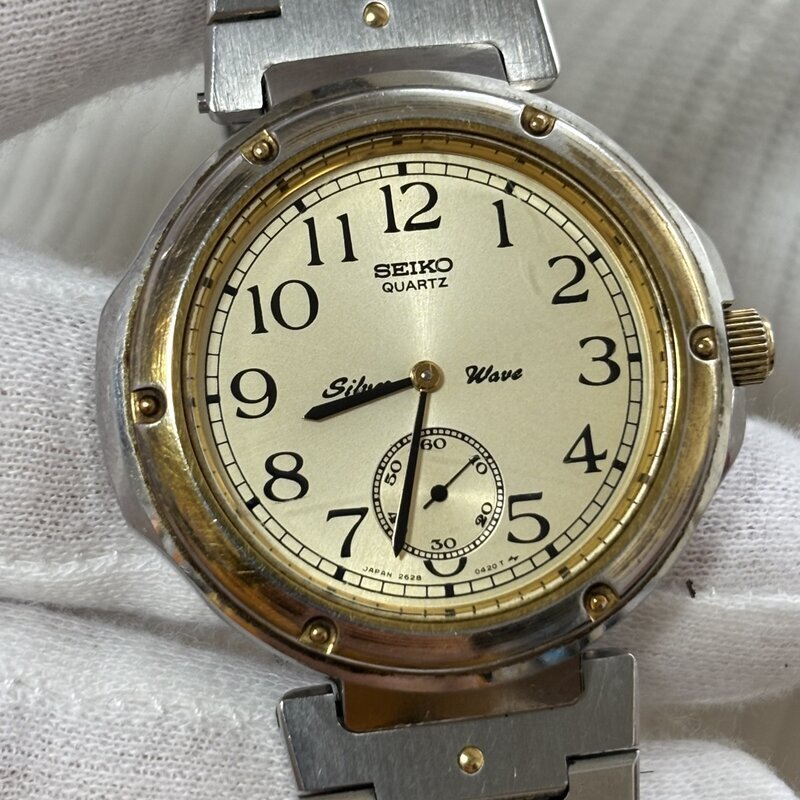 SEIKO スモセコクオーツ 2628 文字盤 オールドSEIKO 稼働中