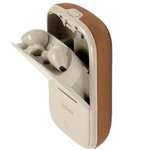 【新品】LEXON Bluetooth イヤホン ノイキャン 高音質 ブラウン