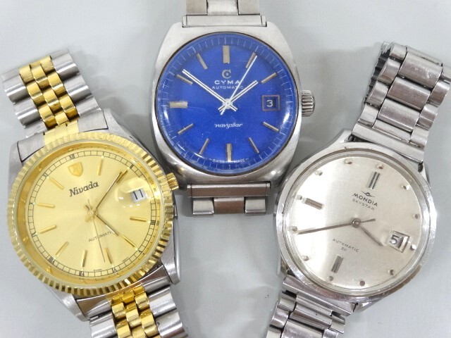 ジャンク nivada ニバダ SantosⅡ 自動巻き腕時計 A3214 ジャンク nivada ニバダ SantosⅡ 自動巻き腕時計 A3214