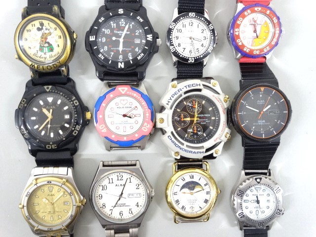160 ジャンク品 部品取り CASIO LUCIANO FORNERIS ALBA SEIKO