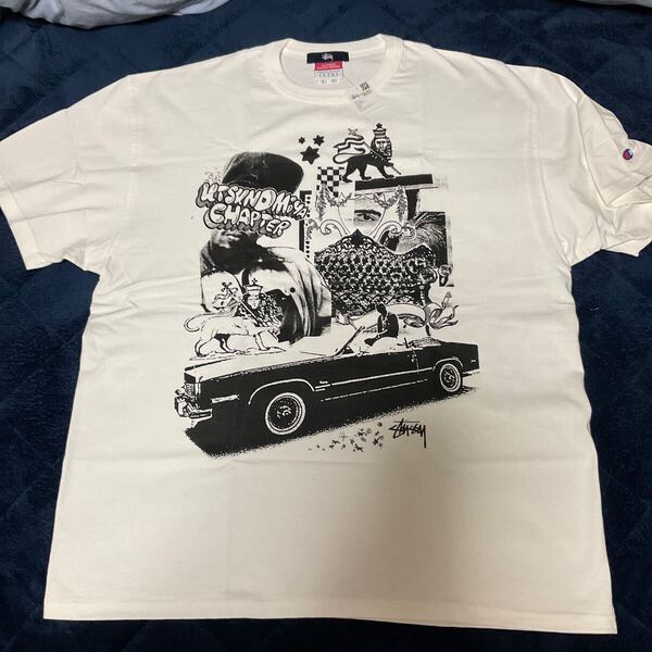 激レア デットストック 新品 未着用 チャンピオンベース 宇都宮チヤプト3周年Tシャツ ステューシー 白 サイズL Utsunomiya chapter