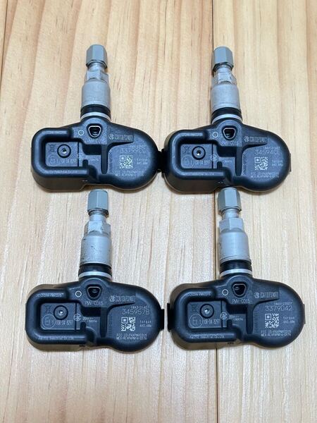 レクサス 純正 空気圧センサー PMV-C015 4個 1台分 スペア 補修 ES UX LS GS LX RX NX LC RC IS など TPMS TPWS ジャンク扱い トヨタ