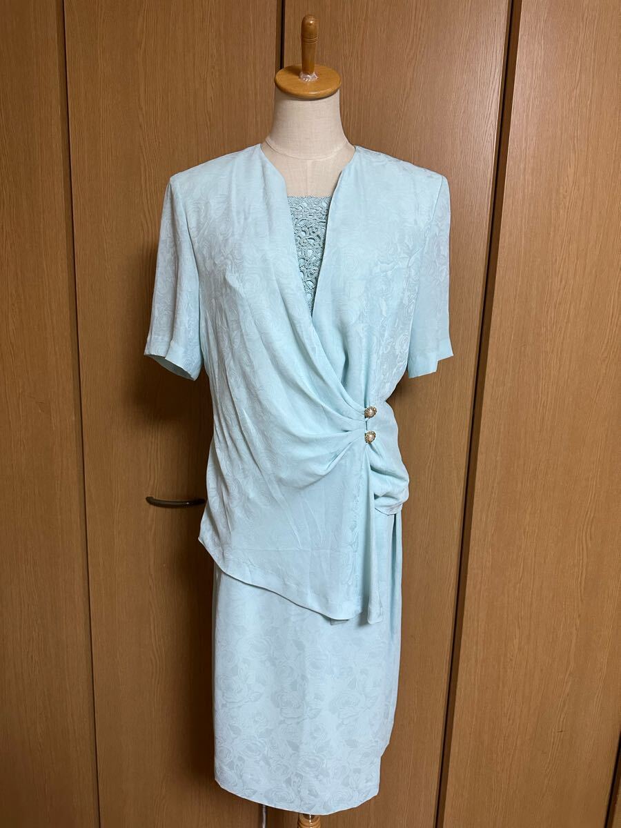 訳あり美品】Rifanne Liz 東京ソワール 日本製 ファンシー素材