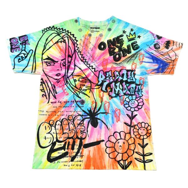 新品READYMADE Billie Eilish Kaikai Kiki 村上隆コラボTシャツ レディーメイド