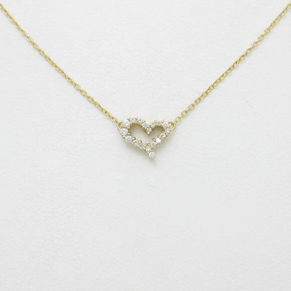 AHKAH アーカー vivian couture ヴィヴィアンクチュール オープンハートネックレス ダイヤモンド K18 0.18ct