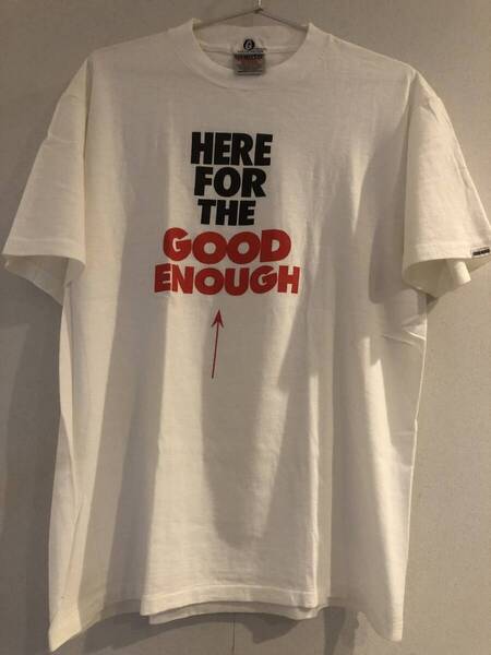 新品 デッドストック 90S ヴィンテージ アーカイブ GOODENOUGH HERE FOR THE GOODENOUGH Tシャツ Mサイズ