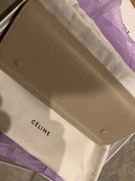 CELINE セリーヌ ラージフラップ マルチファンクション 長財布 2つ折り 二つ折り ロングウォレット