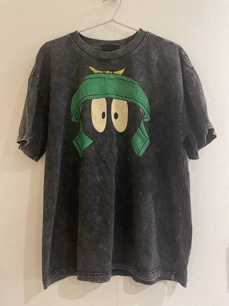 ワーナーブラザーズ ルーニーテューンズ LOONEY TUNES マービンザマーシャン USED加工 マービンTシャツ
