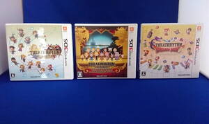 3DS ソフト シアトリズム ファイナルファンタジー ファイナルファンタジー カーテンコール ドラゴンクエスト セット 即決!
