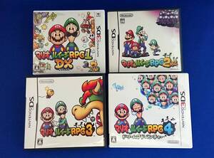 3DS/DS マリオ&ルイージRPG1 DX マリオ&ルイージRPG2×2 マリオ&ルイージRPG3 マリオ&ルイージRPG4 セット 即決!