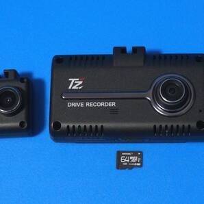 ☆電池新品☆整備品☆新品SDカード64GB☆セルスターTZ-D205W☆最新Ver.更新済☆本体交換☆美品☆ドライブレコーダー☆☆W7