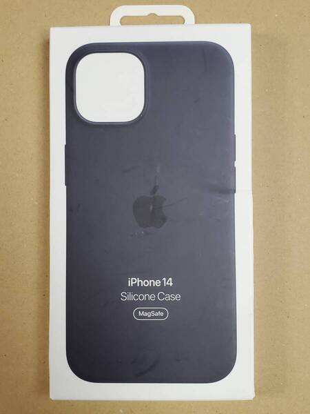 【開封品】 Apple 純正品◆iPhone 14 Silicone Case with MagSafe - Midnight シリコーンケース -ミッドナイト アップル【並行輸入品】
