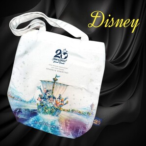 ディズニーシー TOKYO Disney sea 20周年 トートバッグ キャンバス 帆布 / トート 手提げ 肩掛け バッグ 東京 ディズニー レディース
