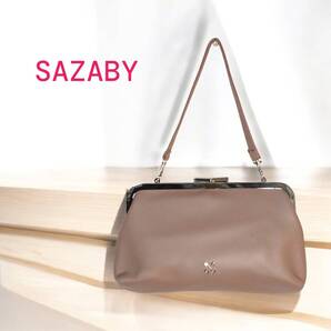 サザビー SAZABY ショルダーバッグ トートバッグ ポシェット / ベージュ ショルダー トート バッグ 2way ポシェット 肩掛け レディース