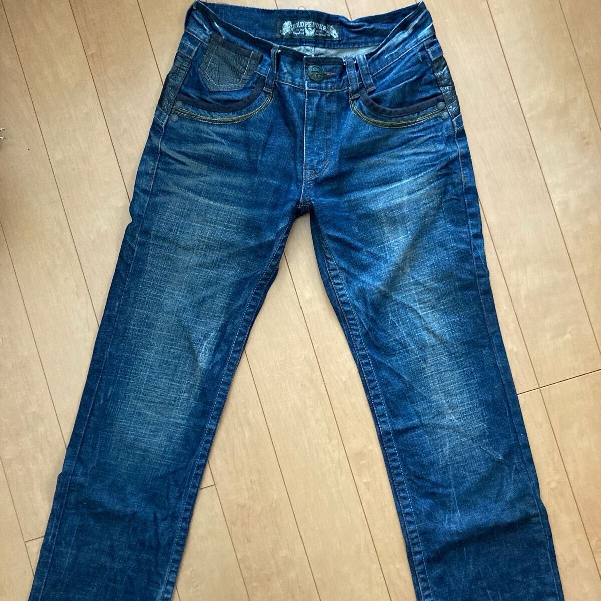 レッドペッパー デニムパンツ 28 メンズ 古着 グランジ y2kレア 平成