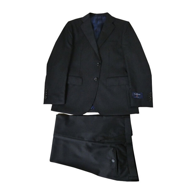 Zegna ゼニア メンズ 秋冬春物スーツ ブラック 黒 ジャドーストライプ 男性 紳士服 A6サイズ