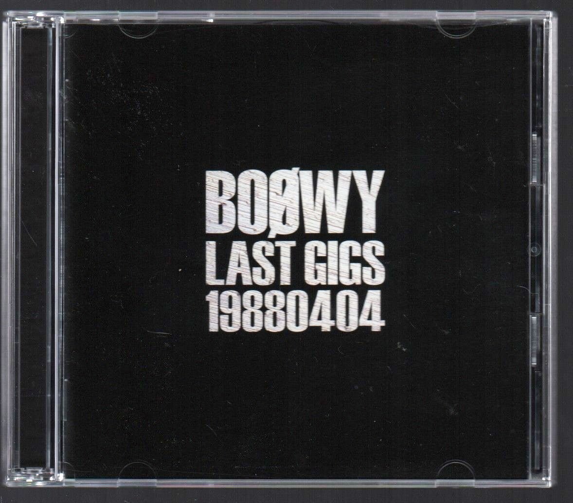 CD BOOWY LAST GIGS 1988 04 めぐっ 05 ボウイ 布袋寅泰 氷室