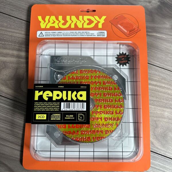 新品未開封 Vaundy CD replica(完全生産限定盤) アルバム バウンディ 2枚組 怪獣の花唄 踊り子 裸の勇者 トドメの一撃 まぶた 花占い