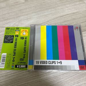19(ジューク)/19 VIDEO CLIPS 1→9 DVD 帯付き MV集 PV集 希少 あの青をこえて あの紙ヒコーキ すべてへ 果てのない道 足跡 たんぽぽ