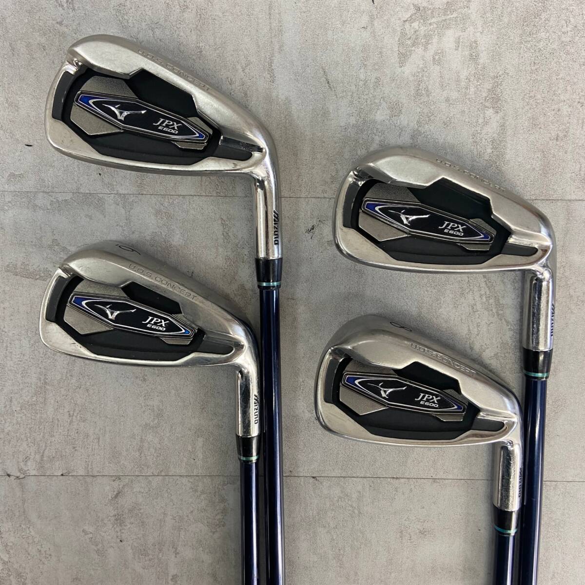 MIZUNO - Mizuno　ミズノ　JPX　E600　メンズゴルフアイアン8本セット　カーボン　R　右利き用　ポケットキャビティ Mizuno ミズノ JPX E600 メンズゴルフアイアン8本セット