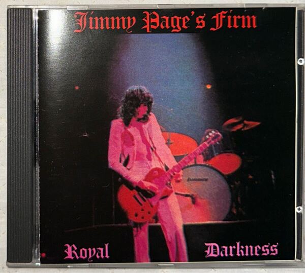 JIMMY PAGE's FIRM / ジミー・ペイジズ・ファーム / ROYAL DARKNESS / Montreal Canada during 1985 USA tour / Buccaneer Records