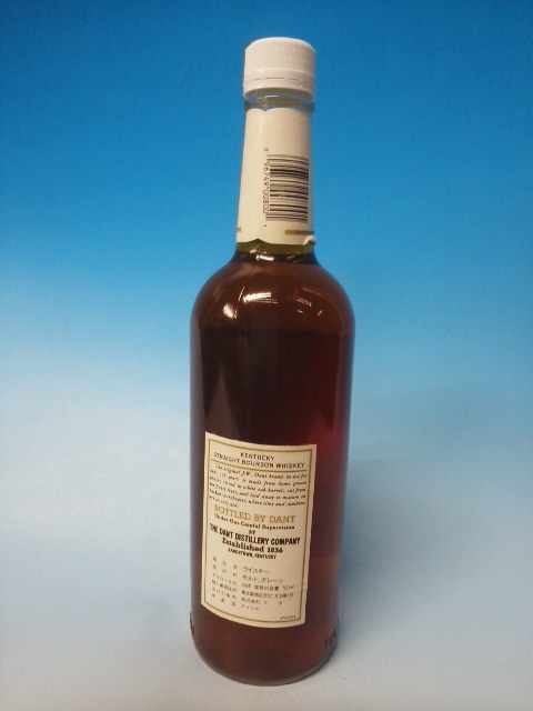 古酒！バーボンウイスキー！J.W. ダント！《 JW Dant》