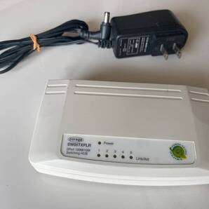 動作良好!Corega 5ポートスイッチングハブ (CG-SW05TXPLR) コンパクトサイズ