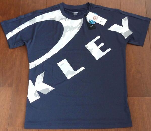 オークリー OAKLEY 半袖Tシャツ FOA406334 メンズ Lサイズ ブルー【新品未使用】