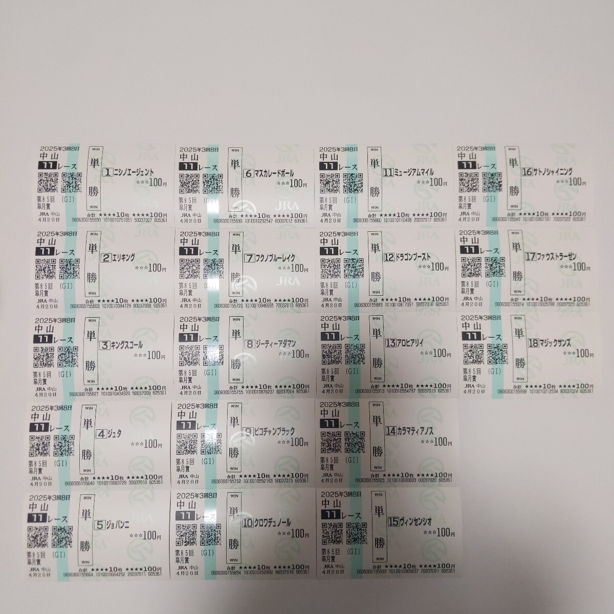 2025年最新】Yahoo!オークション -jra馬券の中古品・新品・未