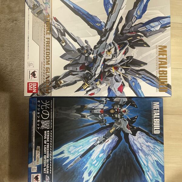 METAL BUILD ストライクフリーダムガンダム 光の翼セット 箱痛みあり