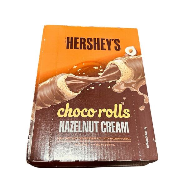 ハーシー チョコロール ヘーゼルナッツクリーム 24本入