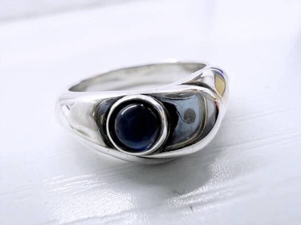 美品 Georg Jensen ジョージジェンセン 362 ムーンストーン リング 指輪 シルバー925 約14号