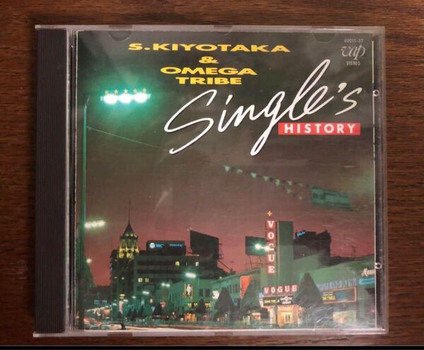 S. Kiyotaka &OmegaTribe Single's History CD 杉山清貴 オメガトライブ