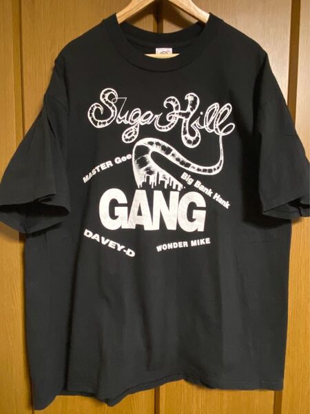 【希少】SUGAR HILL GANG ビンテージTシャツ XXL raptee oldschool