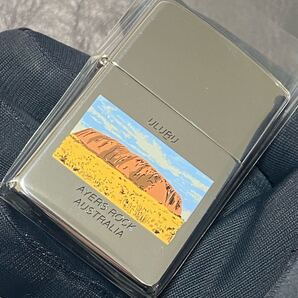 zippo AYERS ROCK AUSTRALIA 前面加工 希少モデル ヴィンテージ 1995年製 エアーズロック オーストラリア シルバーインナー 1995年製