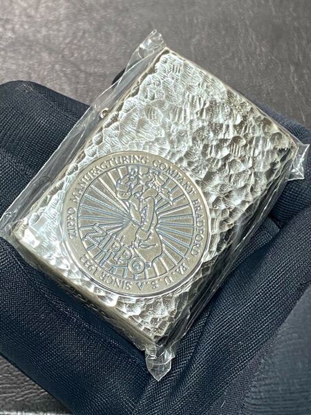 zippo ウィンディ シルバーメタル 5面 ハンマートーン 希少モデル 2023年製 WINDY silver