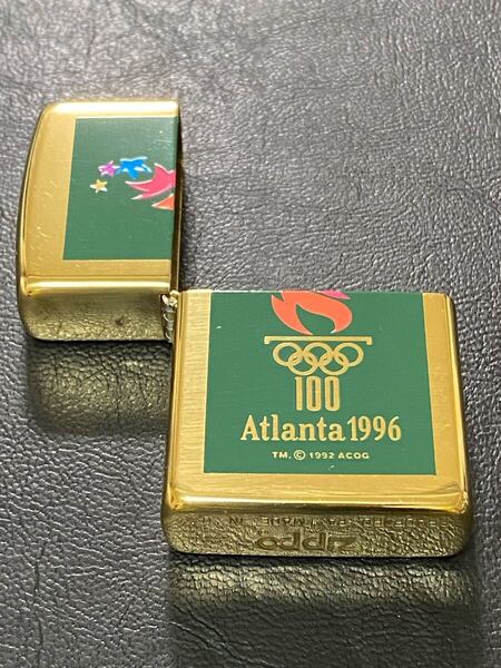 zippo Atlanta 1996 GOLD 外側ケース アウター 希少モデル ヴィンテージ 1995年製 アトランタ ゴールド
